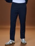 Slim chino hlače - mornarsko plava - SINSAY - small1