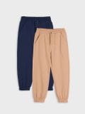 Σετ με 2 παντελόνια φόρμας jogger - σκουρο καφε - SINSAY - small1