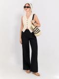 Püksid wide leg - must - SINSAY - small5