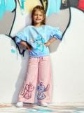 Spodnie Stitch - różowy - SINSAY - small1