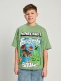 Majica kratkih rukava Minecraft - zeleno - SINSAY - small4