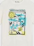 Tričko Rick and Morty - krémová - SINSAY - small12