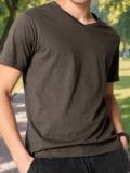 Футболка - сіро-коричневий - SINSAY - small1