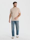 Μπλούζα basic - μπεζ - SINSAY - small3