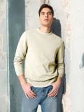 MEN`S SWEATER - блідо-зелений - SINSAY - small4