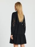 Sukienka mini koszulowa - czarny - SINSAY - small2