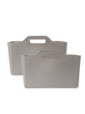 Hoiukorvid, 2 tk - tumehall - SINSAY - small2