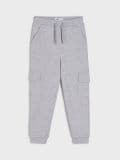 Pantaloni de trening cargo - gri-neutru - SINSAY - small2