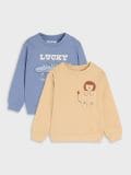 Komplet od 2 gornja dela trenerke - mid blue - SINSAY - small1