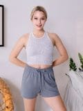 В’язані шорти - антрацитовий - SINSAY - small5