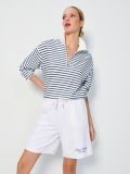 Dres šorc s natpisom - krem - SINSAY - small5