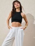 Püksid wide leg - kreemvalge - SINSAY - small4