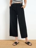 Linalisandiga püksid - must - SINSAY - small6