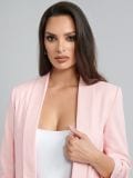 Marynarka z lnem - różowy - SINSAY - small3