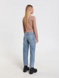 High waist straight-lõikega teksapüksid - sinine - SINSAY - small4