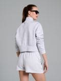 Dres šorc s natpisom - siva - SINSAY - small2