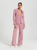 Spodnie wide leg - różowy - SINSAY - small6