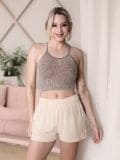 В’язані шорти - нюдовий - SINSAY - small5