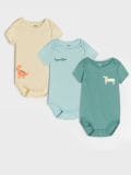 Set de 3 body-uri - crem - SINSAY - small1