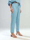 Carrot pantalone - plava - SINSAY - small4