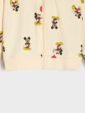 Športna jopa s kapuco na zadrgo Mickey Mouse - krema - SINSAY - small3
