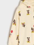 Športna jopa s kapuco na zadrgo Mickey Mouse - krema - SINSAY - small14