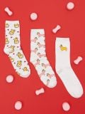 Socken, 3er-Pack corgi - Creme - SINSAY - small1