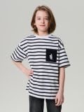 Ριγέ μπλούζα Moomin - ανοιχτό γκρι - SINSAY - small1