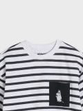 Ριγέ μπλούζα Moomin - ανοιχτό γκρι - SINSAY - small11