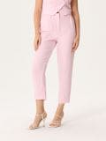 Elegantne hlače s naborima - roze - SINSAY - small5