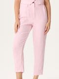 Elegantne hlače s naborima - roze - SINSAY - small1