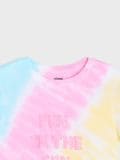 Koszulka tie dye z ozdobnymi frędzlami - wielobarwny - SINSAY - small5