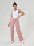 Széles szárú kötött nadrág - pasztellpink - SINSAY - small2