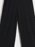 Plisowane spodnie - czarny - SINSAY - small3