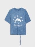 Majica s kratkimi rokavi - mid blue - SINSAY - small1