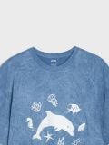 Majica s kratkimi rokavi - mid blue - SINSAY - small7
