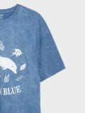 Majica s kratkimi rokavi - mid blue - SINSAY - small8