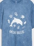 Majica s kratkimi rokavi - mid blue - SINSAY - small9