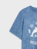 Majica s kratkimi rokavi - mid blue - SINSAY - small10