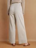 Püksid wide leg - liivakarva - SINSAY - small2