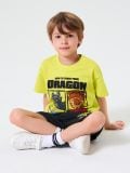 Футболка з принтом How to train your dragon - жовто-зелений - SINSAY - small4