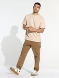Jogger-dressipüksid - kuldpruun - SINSAY - small4