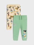 Hlače 2 pack Mickey Mouse - sveže zelena - SINSAY - small1