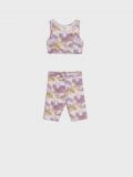 Komplet: top i kolarki - wielobarwny - SINSAY - small4