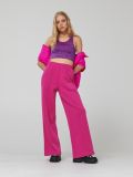 Spodnie wide leg high waist - różowy - SINSAY - small5