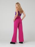 Spodnie wide leg high waist - różowy - SINSAY - small6