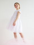 Sukienka tiulowa z koronką - biały - SINSAY - small1