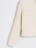 Jakna z viskozo - nude - SINSAY - small15