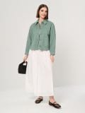 LADIES` OUTER JACKET - κιτρινο πρασινο - SINSAY - small2