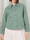 LADIES` OUTER JACKET - κιτρινο πρασινο - SINSAY - small1